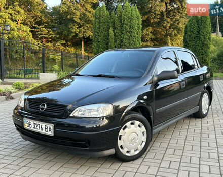 Черный Опель Астра, объемом двигателя 1.4 л и пробегом 138 тыс. км за 4650 $, фото 1 на Automoto.ua