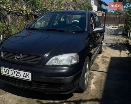 Черный Опель Астра, объемом двигателя 1.6 л и пробегом 203 тыс. км за 6500 $, фото 1 на Automoto.ua