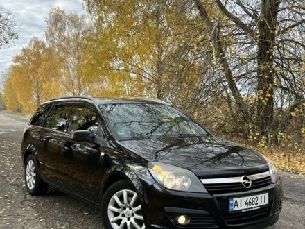 Опель Астра 2007 в Борисполе на Automoto.ua Черный Опель Астра, объемом двигателя 1.6 л и пробегом 200 тыс. км за 5000 $, фото 1 на Automoto.ua