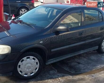 Черный Опель Астра, объемом двигателя 1.39 л и пробегом 150 тыс. км за 3200 $, фото 1 на Automoto.ua