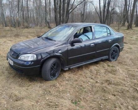 Черный Опель Астра, объемом двигателя 6 л и пробегом 200 тыс. км за 1800 $, фото 1 на Automoto.ua