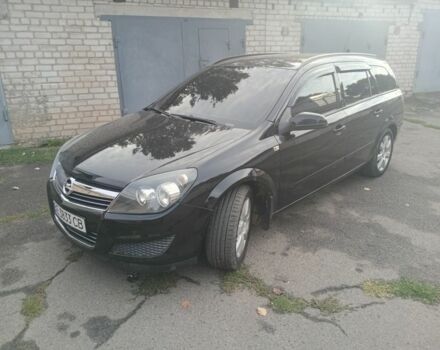 Черный Опель Астра, объемом двигателя 1.6 л и пробегом 183 тыс. км за 4810 $, фото 1 на Automoto.ua