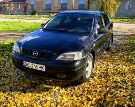 Черный Опель Астра, объемом двигателя 1.4 л и пробегом 168 тыс. км за 2450 $, фото 1 на Automoto.ua