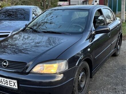 Чорний Опель Астра, об'ємом двигуна 1.4 л та пробігом 250 тис. км за 2500 $, фото 1 на Automoto.ua