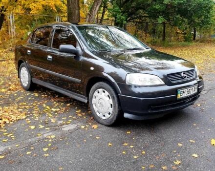 Черный Опель Астра, объемом двигателя 1.4 л и пробегом 265 тыс. км за 3150 $, фото 1 на Automoto.ua