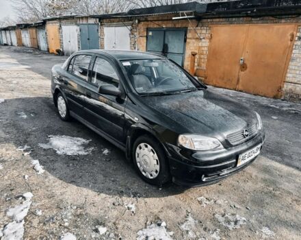 Черный Опель Астра, объемом двигателя 1.6 л и пробегом 6 тыс. км за 7000 $, фото 1 на Automoto.ua