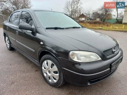 Чорний Опель Астра, об'ємом двигуна 1.4 л та пробігом 225 тис. км за 4350 $, фото 1 на Automoto.ua