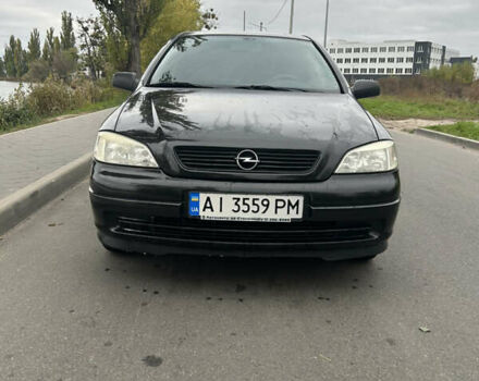 Чорний Опель Астра, об'ємом двигуна 1.36 л та пробігом 193 тис. км за 4100 $, фото 1 на Automoto.ua