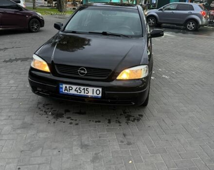 Черный Опель Астра, объемом двигателя 1.4 л и пробегом 130 тыс. км за 3500 $, фото 1 на Automoto.ua