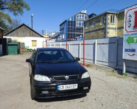 Черный Опель Астра, объемом двигателя 1.6 л и пробегом 235 тыс. км за 3500 $, фото 1 на Automoto.ua