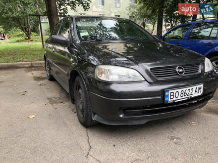 Черный Опель Астра, объемом двигателя 1.4 л и пробегом 167 тыс. км за 4400 $, фото 1 на Automoto.ua