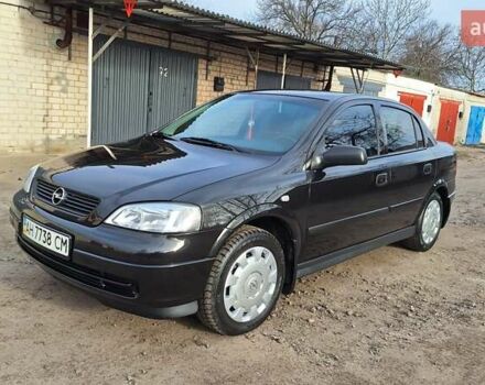 Черный Опель Астра, объемом двигателя 1.6 л и пробегом 52 тыс. км за 5600 $, фото 1 на Automoto.ua