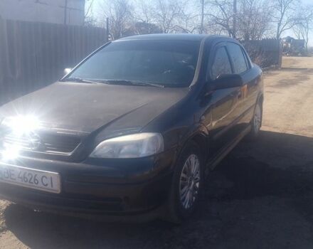 Чорний Опель Астра, об'ємом двигуна 1.6 л та пробігом 127 тис. км за 3800 $, фото 1 на Automoto.ua