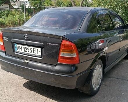 Чорний Опель Астра, об'ємом двигуна 1.4 л та пробігом 243 тис. км за 3500 $, фото 1 на Automoto.ua