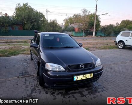 Чорний Опель Астра, об'ємом двигуна 1.4 л та пробігом 202 тис. км за 3300 $, фото 1 на Automoto.ua