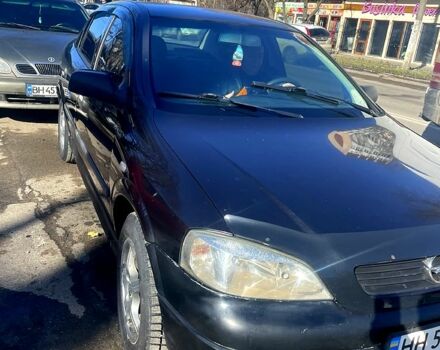 Черный Опель Астра, объемом двигателя 1.4 л и пробегом 232 тыс. км за 3500 $, фото 1 на Automoto.ua