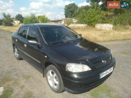 Чорний Опель Астра, об'ємом двигуна 1.4 л та пробігом 210 тис. км за 3600 $, фото 1 на Automoto.ua
