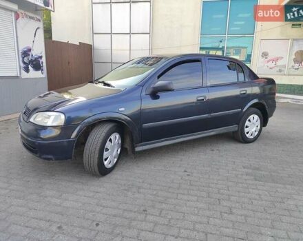 Черный Опель Астра, объемом двигателя 1.6 л и пробегом 100 тыс. км за 3300 $, фото 1 на Automoto.ua