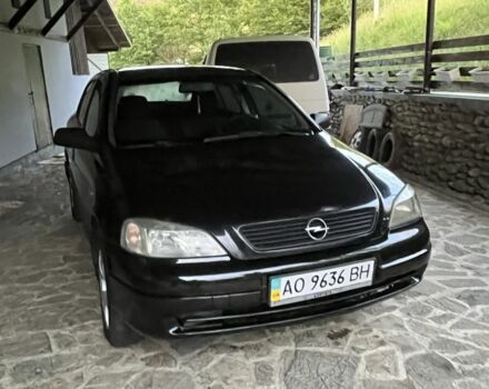 Чорний Опель Астра, об'ємом двигуна 1.4 л та пробігом 250 тис. км за 2395 $, фото 1 на Automoto.ua