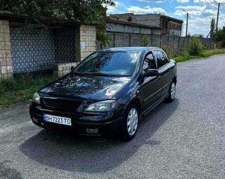 Черный Опель Астра, объемом двигателя 1.4 л и пробегом 280 тыс. км за 2700 $, фото 1 на Automoto.ua