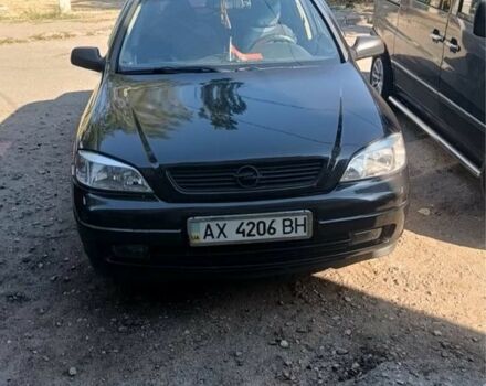 Черный Опель Астра, объемом двигателя 1.4 л и пробегом 371 тыс. км за 6200 $, фото 1 на Automoto.ua