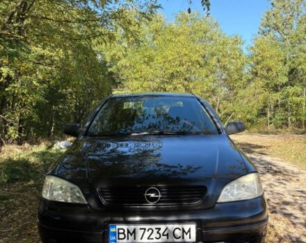Черный Опель Астра, объемом двигателя 1.6 л и пробегом 197 тыс. км за 4300 $, фото 1 на Automoto.ua
