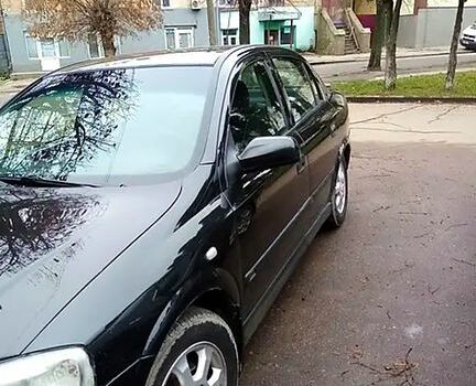 Черный Опель Астра, объемом двигателя 1.4 л и пробегом 155 тыс. км за 3500 $, фото 1 на Automoto.ua