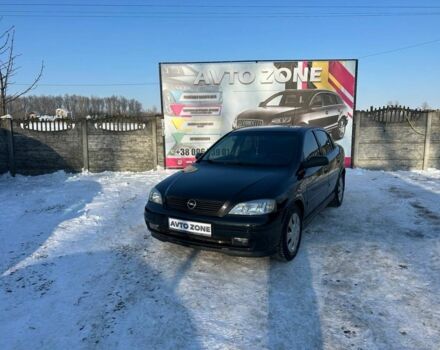 Черный Опель Астра, объемом двигателя 1.6 л и пробегом 183 тыс. км за 3799 $, фото 1 на Automoto.ua