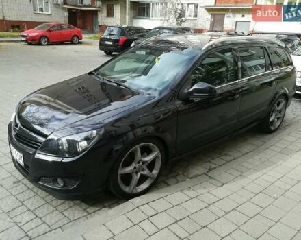 Черный Опель Астра, объемом двигателя 1.9 л и пробегом 238 тыс. км за 6300 $, фото 1 на Automoto.ua