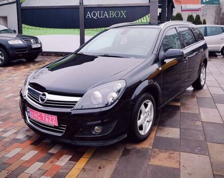 Черный Опель Астра, объемом двигателя 1.6 л и пробегом 212 тыс. км за 5750 $, фото 1 на Automoto.ua