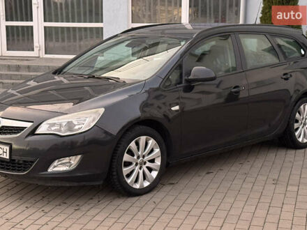Черный Опель Астра, объемом двигателя 1.4 л и пробегом 194 тыс. км за 6320 $, фото 1 на Automoto.ua