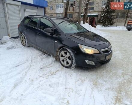 Черный Опель Астра, объемом двигателя 1.3 л и пробегом 386 тыс. км за 4600 $, фото 1 на Automoto.ua