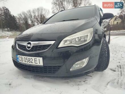 Черный Опель Астра, объемом двигателя 1.7 л и пробегом 290 тыс. км за 6200 $, фото 1 на Automoto.ua