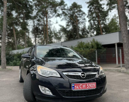 Черный Опель Астра, объемом двигателя 1.6 л и пробегом 174 тыс. км за 8550 $, фото 1 на Automoto.ua