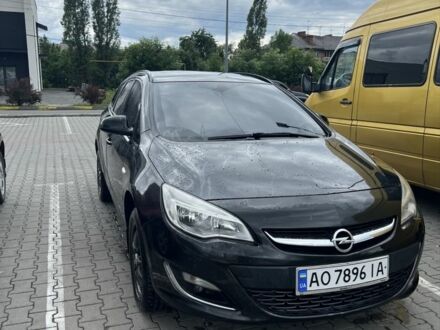 Черный Опель Астра, объемом двигателя 1.7 л и пробегом 350 тыс. км за 5200 $, фото 1 на Automoto.ua