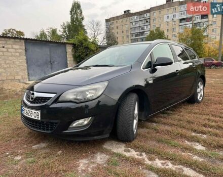 Черный Опель Астра, объемом двигателя 1.7 л и пробегом 223 тыс. км за 5900 $, фото 1 на Automoto.ua