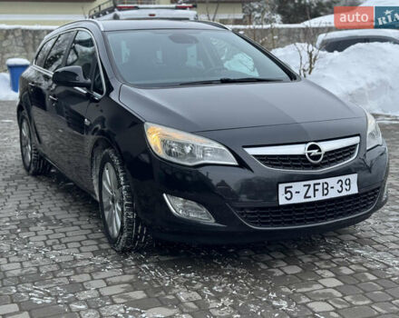 Черный Опель Астра, объемом двигателя 1.7 л и пробегом 223 тыс. км за 7400 $, фото 1 на Automoto.ua