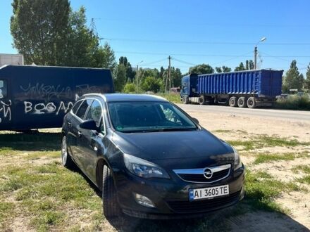 Черный Опель Астра, объемом двигателя 1.7 л и пробегом 231 тыс. км за 7200 $, фото 1 на Automoto.ua