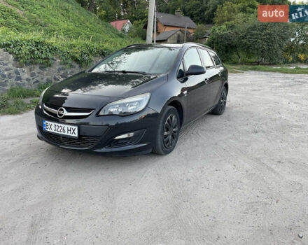 Черный Опель Астра, объемом двигателя 1.7 л и пробегом 214 тыс. км за 7500 $, фото 1 на Automoto.ua