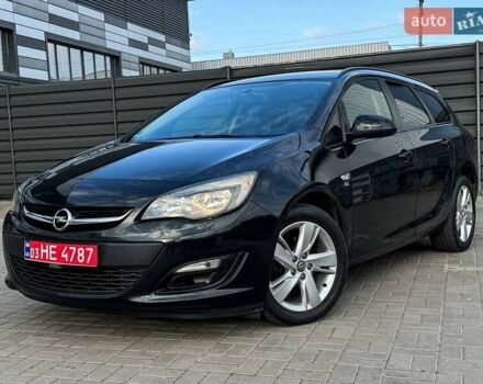 Черный Опель Астра, объемом двигателя 1.7 л и пробегом 218 тыс. км за 8500 $, фото 1 на Automoto.ua