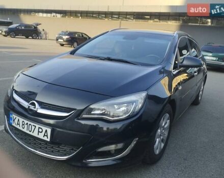 Черный Опель Астра, объемом двигателя 1.7 л и пробегом 307 тыс. км за 5450 $, фото 1 на Automoto.ua