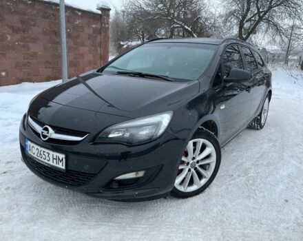 Черный Опель Астра, объемом двигателя 1.6 л и пробегом 330 тыс. км за 7100 $, фото 1 на Automoto.ua
