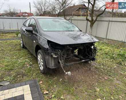 Черный Опель Астра, объемом двигателя 1.6 л и пробегом 250 тыс. км за 3200 $, фото 1 на Automoto.ua