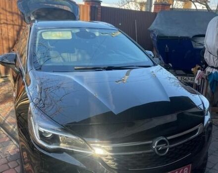 Черный Опель Астра, объемом двигателя 1.6 л и пробегом 218 тыс. км за 9950 $, фото 1 на Automoto.ua