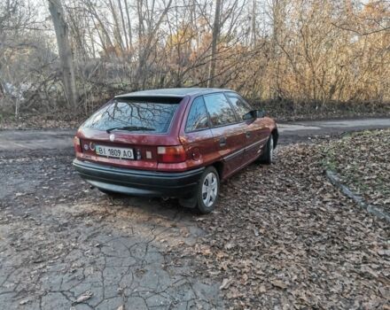 Красный Опель Астра, объемом двигателя 1.4 л и пробегом 350 тыс. км за 1700 $, фото 3 на Automoto.ua