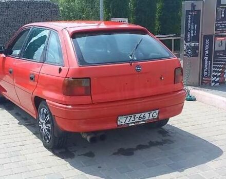 Красный Опель Астра, объемом двигателя 1.6 л и пробегом 300 тыс. км за 1100 $, фото 17 на Automoto.ua