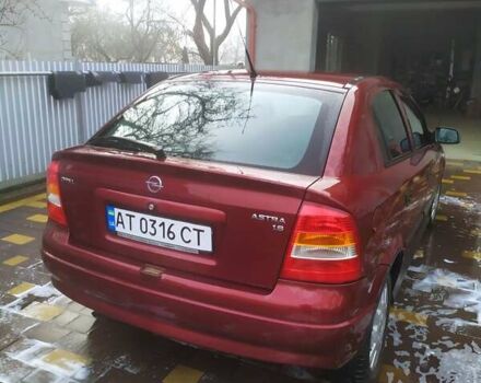 Красный Опель Астра, объемом двигателя 1.6 л и пробегом 293 тыс. км за 3250 $, фото 8 на Automoto.ua