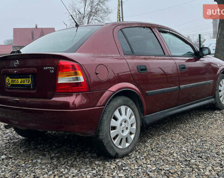 Красный Опель Астра, объемом двигателя 1.6 л и пробегом 294 тыс. км за 3699 $, фото 6 на Automoto.ua