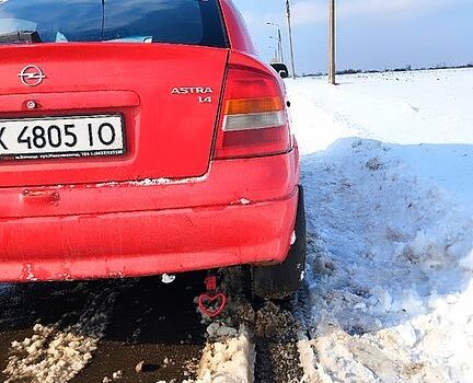 Червоний Опель Астра, об'ємом двигуна 1.4 л та пробігом 238 тис. км за 2999 $, фото 12 на Automoto.ua