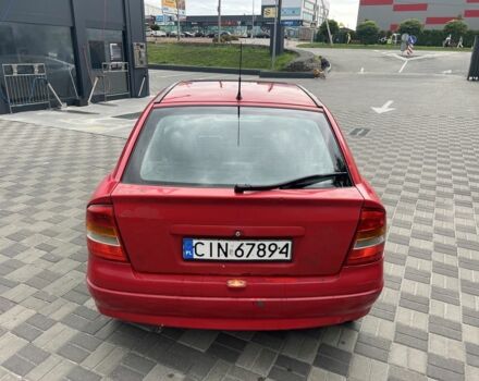 Красный Опель Астра, объемом двигателя 1.6 л и пробегом 324 тыс. км за 1500 $, фото 5 на Automoto.ua